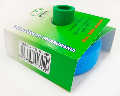 LEŠTIACA HUBKA PRIEM. 80MM / MODRÝ / SUPER TVRDÝ / ZÁVIT M14 / BOLL