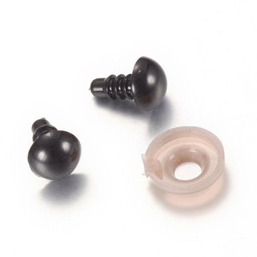 Oká so závitom a svorkami Plast 8mm 50 párov