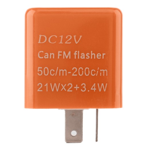 Elektronický nastaviteľný LED prerušovač 2-PINS 12v