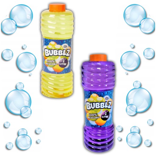 Tekutina na mydlové bubliny, veľké mydlové bubliny, náplň, 1 liter
