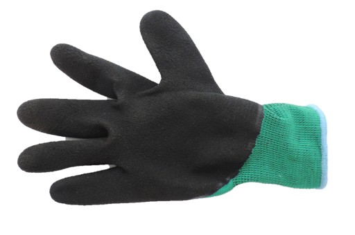 OCHRANNÉ PRACOVNÉ RUKAVICE, PENOVÝ LATEX, veľkosť 9