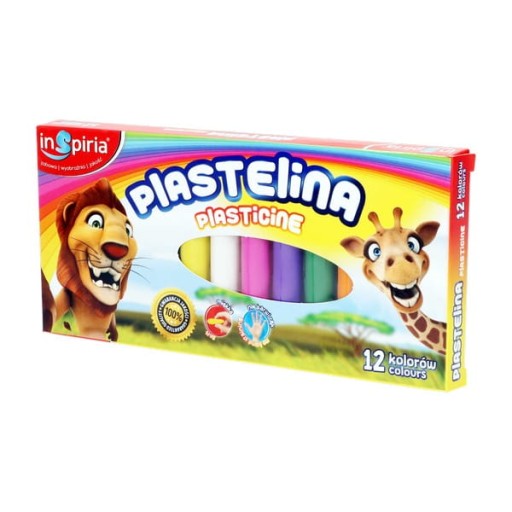 Plastelína Inspiria 003828 12 ks 12 FAREB