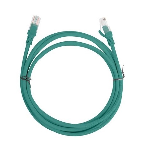 PATCHCORD RJ45 CAT.6 sieťový kábel 2m zelený