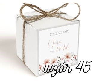 Ďakovný box Svadobný fudge Názov VZORKY