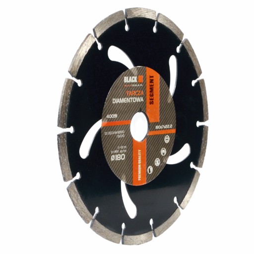 DIAMANTOVÝ DISK ČIERNY 180X7X22,2 SEGMENT 50N