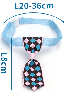 Ozdobný golier pre psa mačku 8 cm motýlik