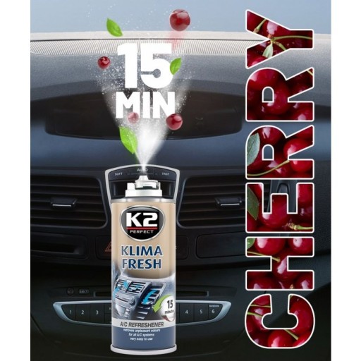 K2 KLIMA FRESH ČEREŠŇOVÁ KLIMATIZÁCIA LIKVIDÁCIA