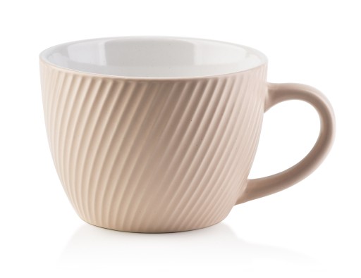 Keramický hrnček 480ml SALLY LINES Béžová