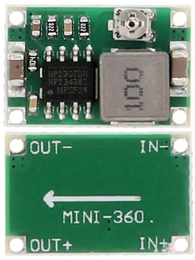 MP2307 DC-DC Mini 360 redukčný prevodník