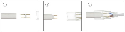 LED pás NEÓNOVÁ VODEODOLNÁ HADICA 10W RGB 230V vonkajšia linka 1M stmievateľná