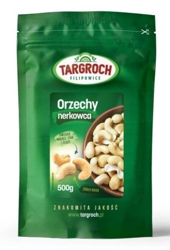 Targroch Kešu oriešky Kešu oriešky Zdravá desiata do šalátov a dezertov 500g