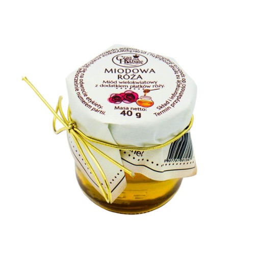 Multikvetový med s lupienkami ruží 40g Čas na čaj