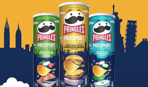 Pringles Passport Grécke čipsy Tzatziki s príchuťou gréckej omáčky 165g