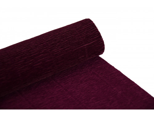 Krepový papier Taliansky krep 180 g krčený hodvábny papier č. 588 bordeaux ed