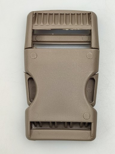 Plastová patentka 30 mm na opasok, 1 ks, béžová