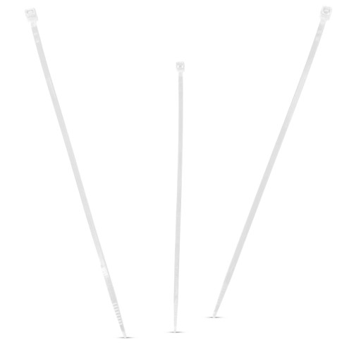 100x sťahovacie pásky Káblové pásky Zipsy 2,5 x 150 mm Silné UV sťahovacie pásky