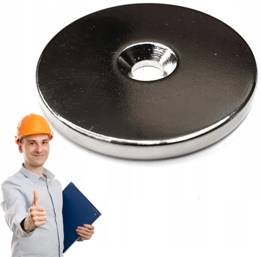 NEODYMOVÝ MAGNET 10x7/3,5x3 mm NA SKRUT