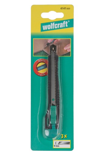Nôž s lámacou čepeľou 9 mm Wolfcraft 4141000