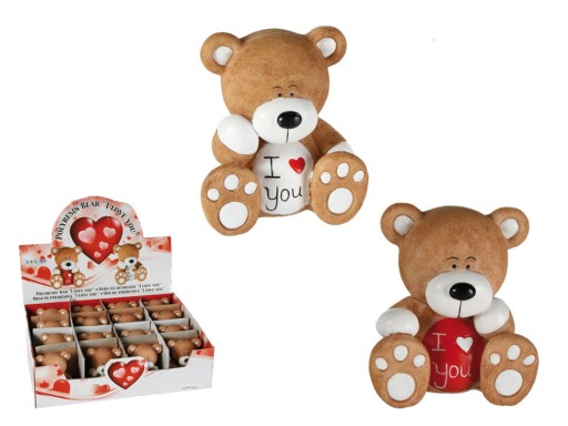 Teddy Bear I Love You Malá figúrka s nápisom Lovers