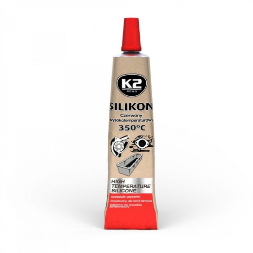 K2 ČERVENÝ VYSOKOTEPLOTNÝ SILIKÓN 21G