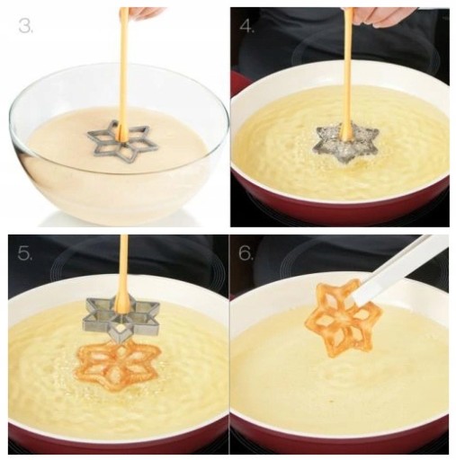 FORMY formičky na VYPRAŽOVANIE ROZETOVÝCH COOKIES 1673