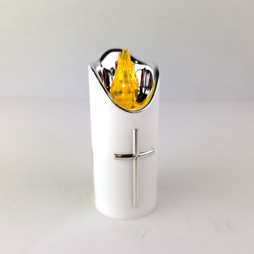 VEĽKÁ LED VLOŽKA DO SVIEČKY NA NAPÁJANIE BATÉRIOU 12,5cm PRE GRANES VLOŽKY DO SVIEČKY