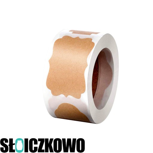 300x Samolepiace etikety na dózy, nálepky na koreničky, fľaše