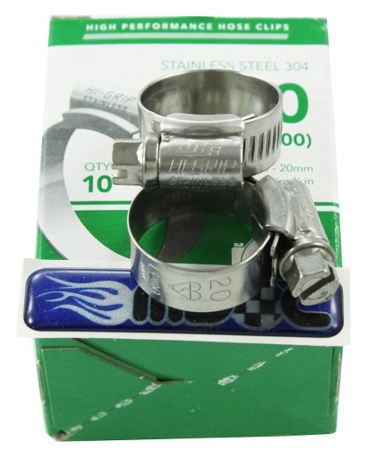 HI-GRIP JCS Svorka 13-20mm 304 remienok z nehrdzavejúcej ocele