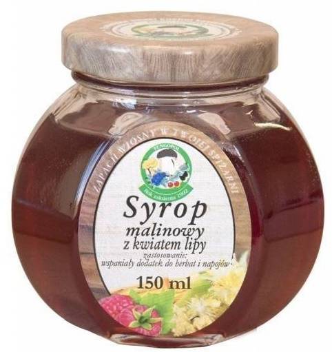 Fungopol Malinový sirup s lipou 150 ml