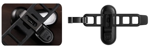 PREDNÁ ZADNÁ BICYKLE LAMPA LED USB VODOtesné