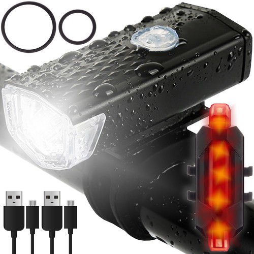 BICYKLOVÁ LAMPA PRE LED BICYKEL PREDNÉ ZADNÉ OSVETLENIE