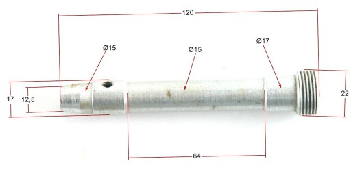 Ložiskové puzdro káblovej šachty počítadla MZ 250, kovové