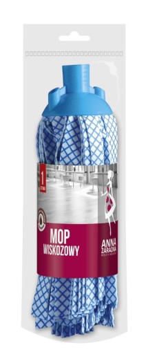 Hrot mopu s viskózovou vložkou Kockovaný Anna Zaradna