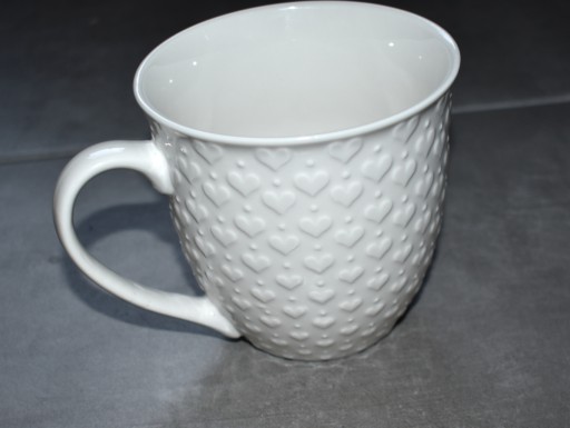 Keramický hrnček, elegantný, veľký, antistresový, 580 ml