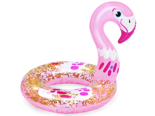 Bestway Prsteň na plávanie plameniak ružový 61cm 36306