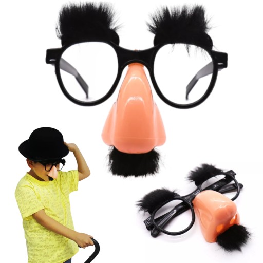MASKOVÉ OKULIARE NOS FÚZY HALLOWEEN JEDNORÁZOVÝ PROFESOR LEKÁR