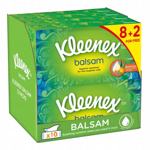 KLEENEX Balzamové vreckovky 2x 64 ks