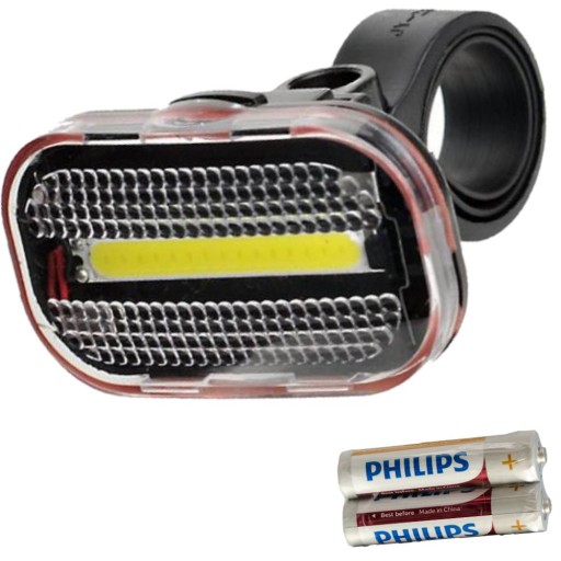 Súprava svetlometov na bicykel s COB LED batériami