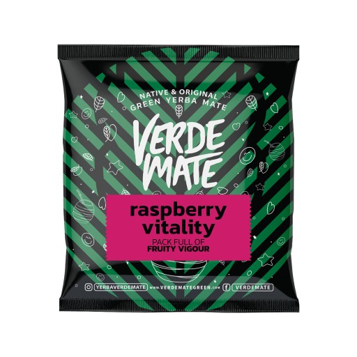 Vzorka Verde Mate Green Raspberry Vitality 50g