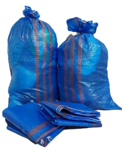 Vrece 50 kg vrecia na obilie, uhlie a odpad, modrá