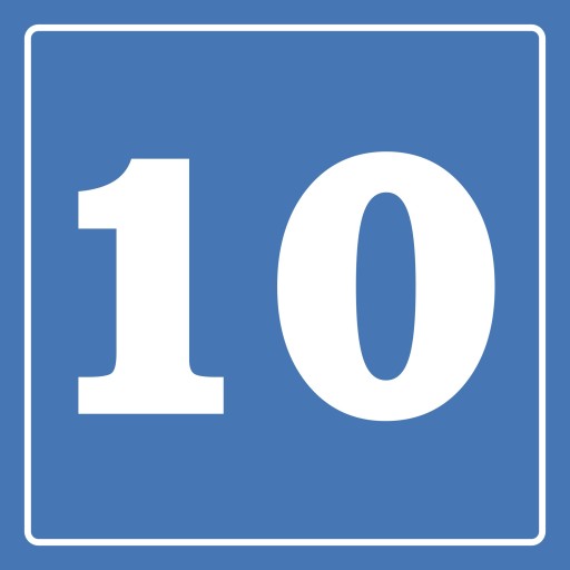 Č. 33 Číslica 10 - VÝSTRAŽNÁ TABUĽKA