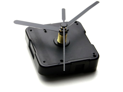 Mechanika SILENT quartz, ručičky ČIERNA, 5,5 cm