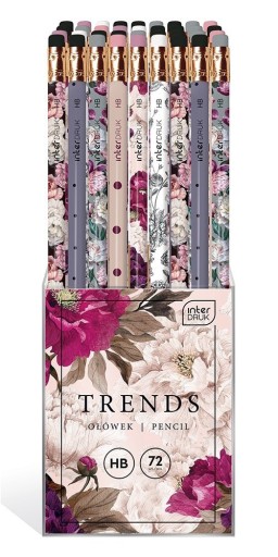 HB TRENDS INTERDRUK mix ceruzka s gumou (31632)