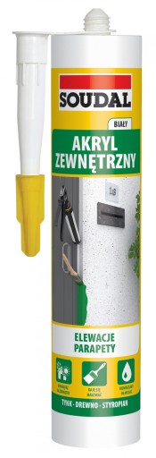 Soudal Acrylic Outdoor White 280 ml