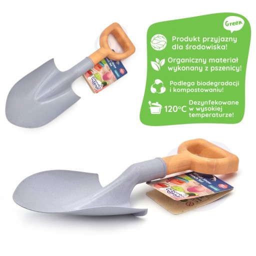 WOOPIE GREEN Lopatka na piesok 33 cm BIOLOGICKY ROZLOŽITEĽNÝ BIO MATERIÁL