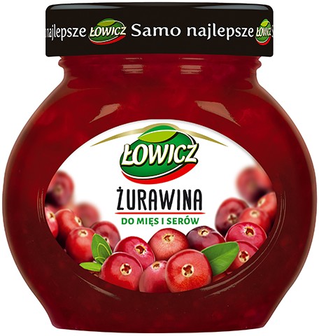 Brusnice k mäsu a syru Łowicz 230 g