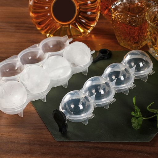 Forma na ľadovú guľu 4 ĽADOVÉ GULIČKY na nápoje WHISKY