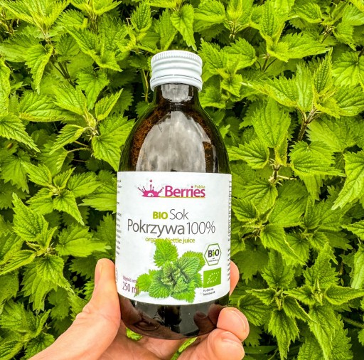 BIO Žihľavová šťava 100% lisovaná z mladej, BIO žihľavy 250ml