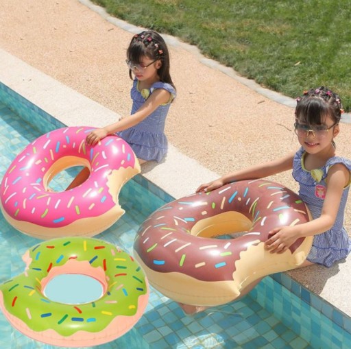 PLAVECKÝ BAZÉN SEA BEACH DONUT DONUT NAFUKOVACÍ VEĽKÝ PONTOO 80 cm