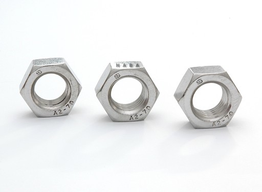 DIN 934 A2 M8 OBYČAJNÁ NEREZOVÁ MATICA Šesťhranná sada INOX (10)